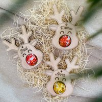 Gastgeschenk Weihnachten I Rentier Personalisiert Mitbringsel Geschenkidee Kleines Geschenk von PlotterCreative