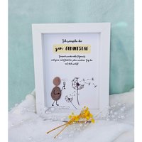 Personalisierbares Steinbild 13x18cm, Geburtstagsgeschenk Glückwünsche, Geschenk Zum Geburtstag Freundin Freund Mama Oma Opa, Geldgeschenk von PlotterLoves