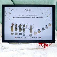 Personalisiertes Abschiedsgeschenk Kollege, Steinbild Abschied Kollegin, Einzigartiges Geschenk Arbeitskollegin, Rente Jobwechsel von PlotterLoves