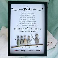 Personalisiertes Abschiedsgeschenk Kollege, Steinbild Abschied Kollegin, Einzigartiges Geschenk Vom Team Humorvoll Rente Jobwechsel von PlotterLoves