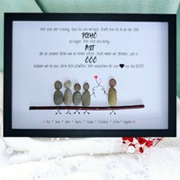 Personalisiertes Abschiedsgeschenk Kollege, Steinbild Abschied Kollegin, Einzigartiges Geschenk Vom Team Humorvoll Rente Jobwechsel von PlotterLoves