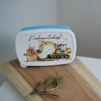 Brotdose | Lunch Box Bagger Personalisiert Geschenk Trinkflasche Kindergartenkind von PlotterLust