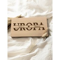 Schneidebrett | Vesperbrett Geschenke Personalisiertes Geschenk Frühstücksbrett von PlotterLust