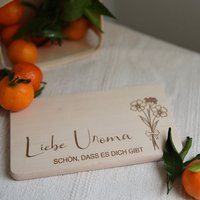 Vesperbrett | Frühstücksbrett Geschenk Uroma Weihnachtsgeschenk Schneidebrett von PlotterLust