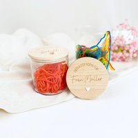 Geduldsfäden Geschenk Erzieherin, Nervennahrung Geschenkidee Lehrerin, Vorratsglas Abschiedsgeschenk Kollegin, Danke Erzieher, Lehrer Geduldsfäden Geschenk Erzieherin, Nervennahrung Geschenkidee Lehrerin, Vorratsglas Abschiedsgeschenk Kollegin, Danke Erzieher, Lehrer von PlotterOtter