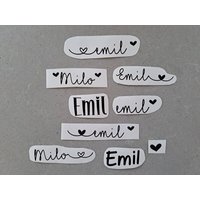Name Aufkleber | Personalisierte Hochstuhl| Schriftzug Namensaufkleber Sticker Individueller Geburt Plott von Plotterdeko