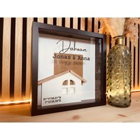 Personalisiertes Geschenk Zum Einzug | Hausbau Wohnungseinzug von Plotterfaktur