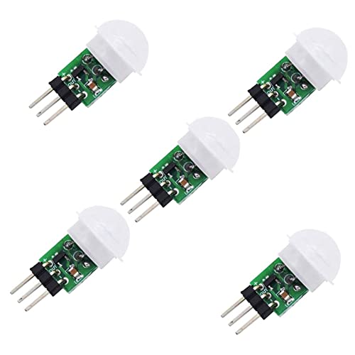 AM312 PIR Sensor, 5 Pack PIR Bewegungs Sensor AußEn Mini Pyroelektrischer Infrarot PIR Human IR Sensor Modul KöRper von Plouluyt