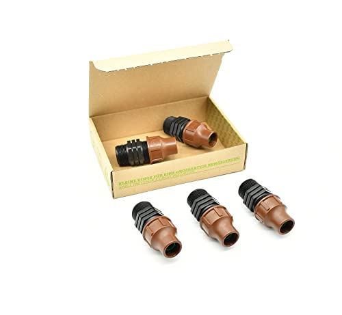 Lock Quick Kupplung für XF Dripline x ¾" AG BF-82-75 lock 5er SparPack von Plug&Rain