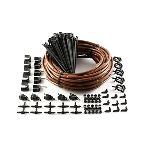 Plug&Rain MikrobewässerungTropfrohr Set für Hochbeete Mikro von Plug&Rain
