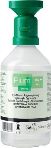 Augenspülung Plum Augenspülflasche 3 x 500 ml im Karton handliche Flaschen, auch für den mobilen Einsatz geeignet von Plum