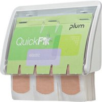 Pflasterspender QuickFix® UNO B130xH85xT35ca.mm transp.PLUM von Plum