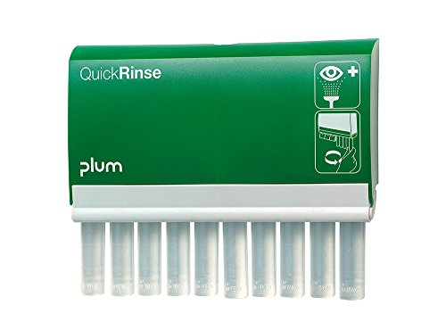 Plum 4632 QuickRinse Spender mit 2 x 5 Augenpülampullen von Plum