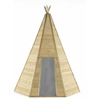 Plum Spielhaus, BxHxT: 220 x 330 x 220 cm, Holz, natur - beige von Plum