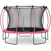 Plum Trampolin, Ø 366 cm, max. Belastung: 100 kg, inkl. Sicherheitsnetz - rosa von Plum