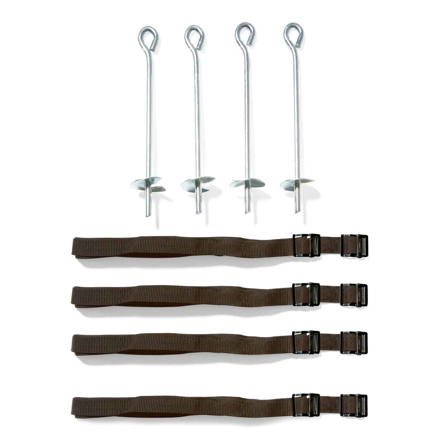 Plum Trampolin Bodenanker-Set Bodenanker-Set für Outdoor-Trampoline 4 Befestigungshaken und 4 Befestigungsgurte Plum Trampolin Bodenanker-Set Bodenanker-Set für Outdoor-Trampoline 4 Befestigungshaken und 4 Befestigungsgurte von Plum