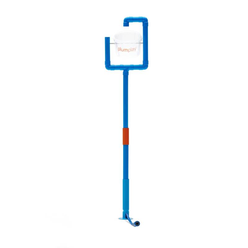 Plum Water Park Eimer-Dusche Outdoor-Wasserspiel für Kinder Höhenverstellbar Schlauchanschluss-Set Blau von Plum