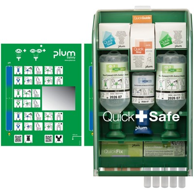 Wandstation QuickSafe Complete 5174, gefüllt von Plum