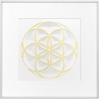 Kreis Kunstwerk, Wandskulptur, 70x70 cm, Mandala Kunst Dekor, Heilige Geometrie, Schichten von PlumetteStudio