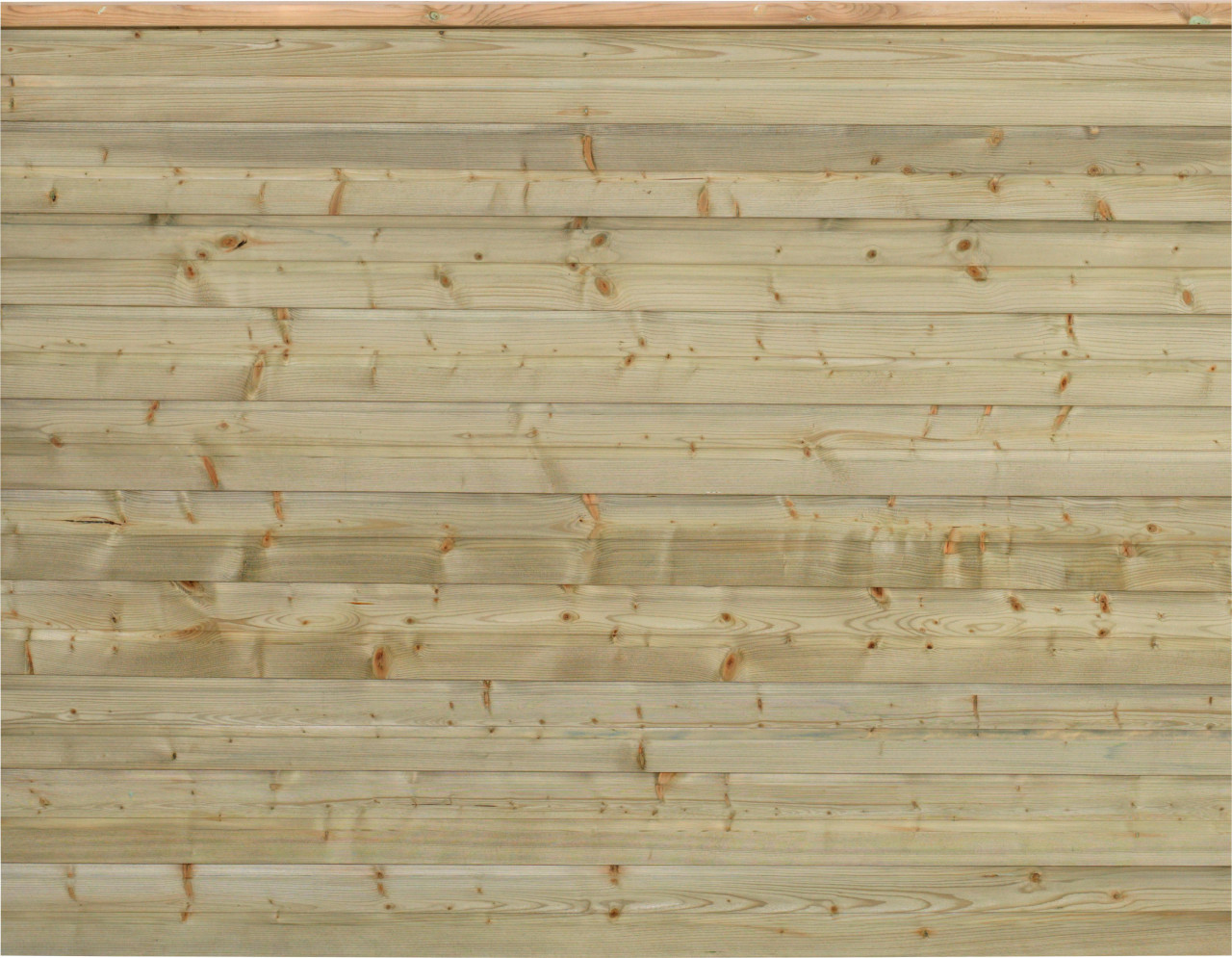 PLUS Plank Profilzaun inkl. Topabschlussbrett 174x129 cm von Plus