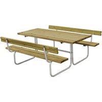 PLUS Garten-Essgruppe ""Classic" Kombimöbel + 2 Rückenlehnen", (1 tlg.), 177x177x75/44 cm von Plus