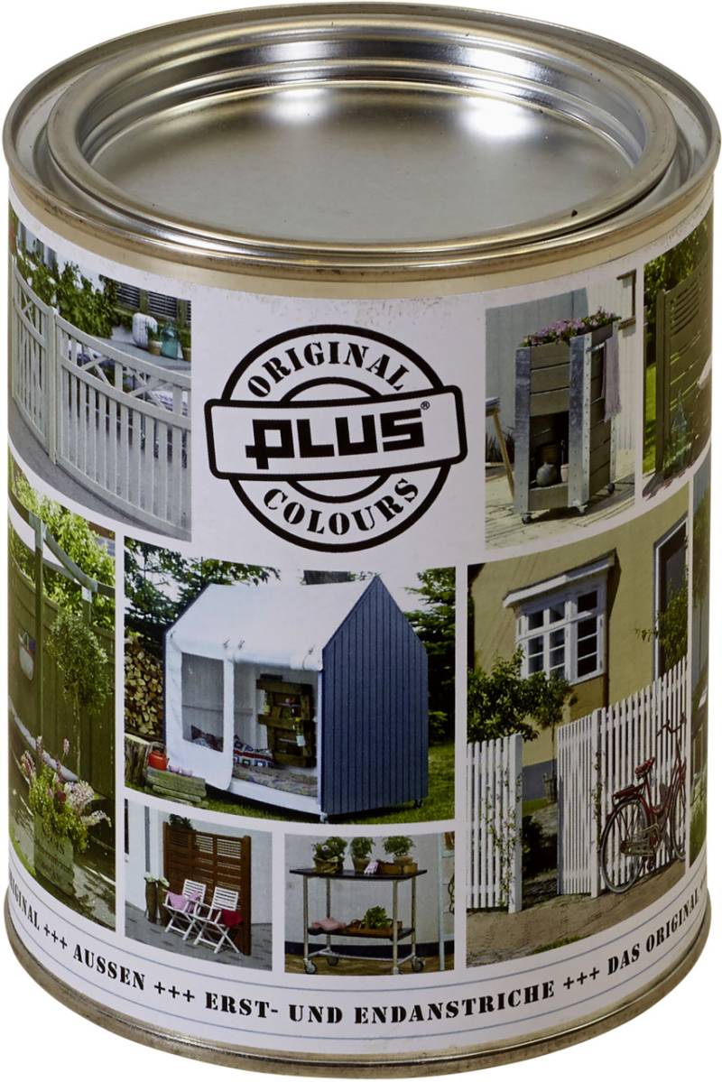 Plus Colour umbragrau Lasurfarbe 750 ml von Plus