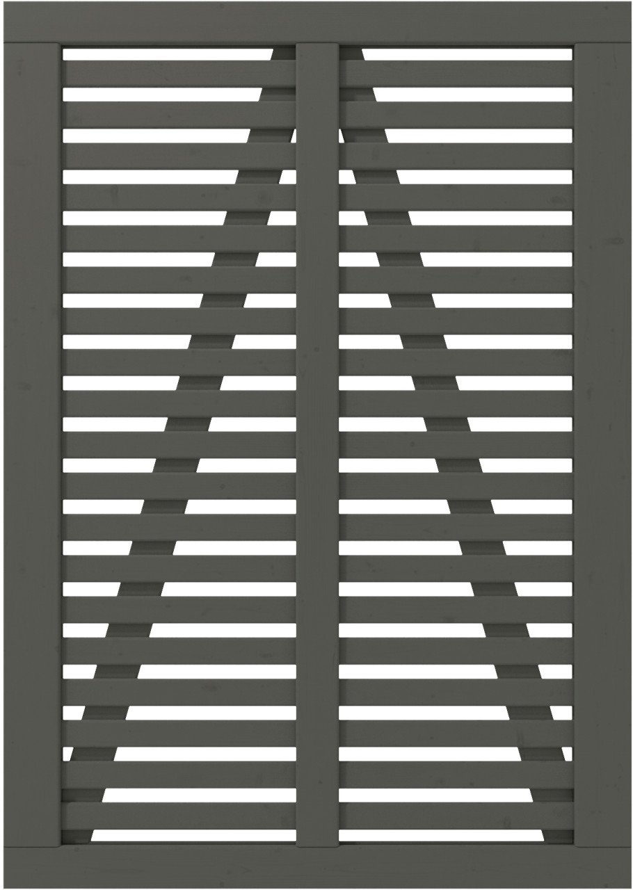 Plus Einzeltor Harmoni inkl. Beschläge 100 x 140 cm umbragrau fungizidbehandelt Plus Einzeltor Harmoni inkl. Beschläge 100 x 140 cm umbragrau fungizidbehandelt von Plus