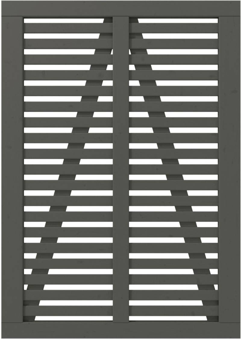 Plus Einzeltor Harmoni inkl. Beschläge 100 x 140 cm umbragrau fungizidbehandelt Plus Einzeltor Harmoni inkl. Beschläge 100 x 140 cm umbragrau fungizidbehandelt von Plus