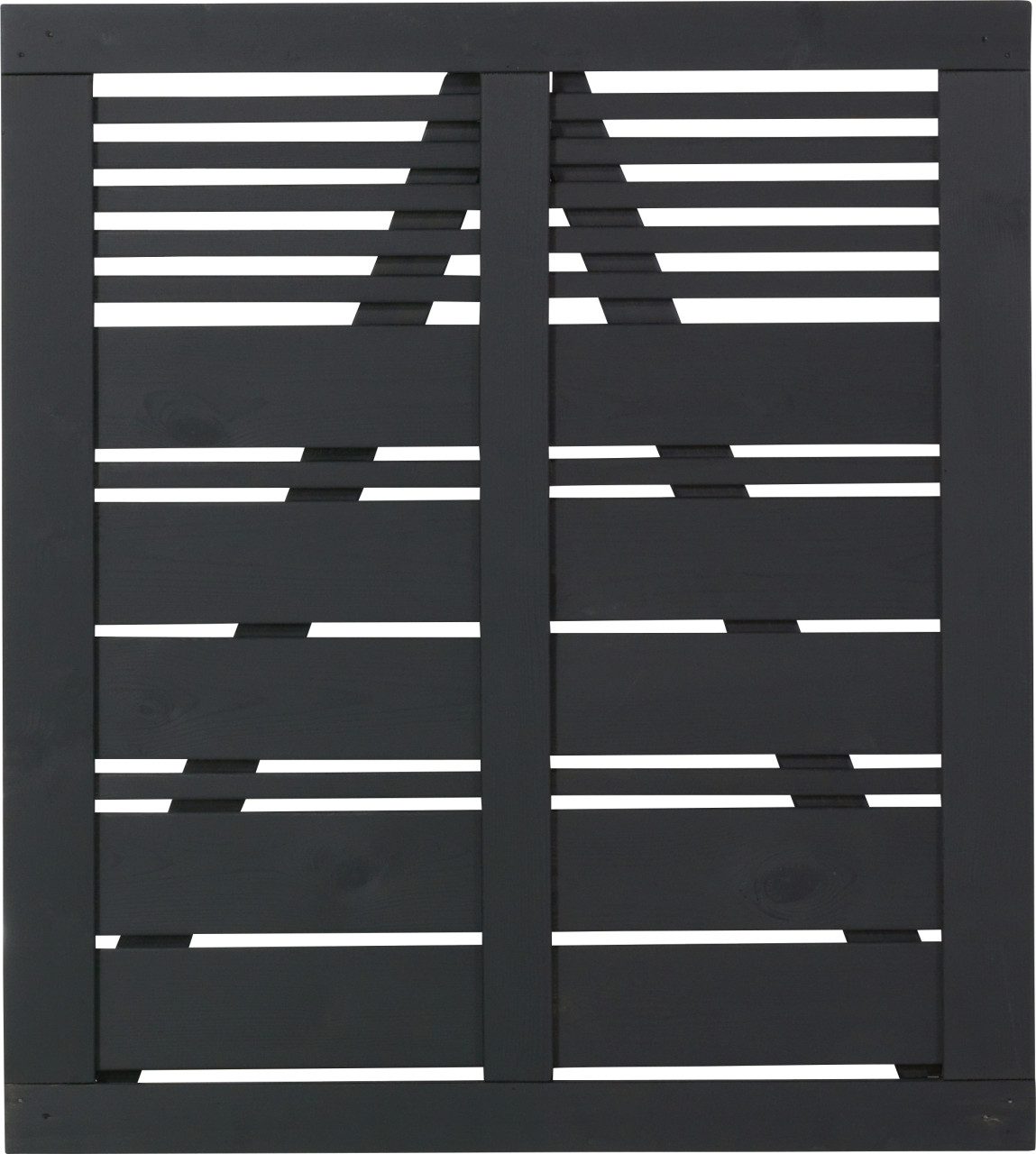 Plus Einzeltor Silence 100 x 110 cm schwarz von Plus