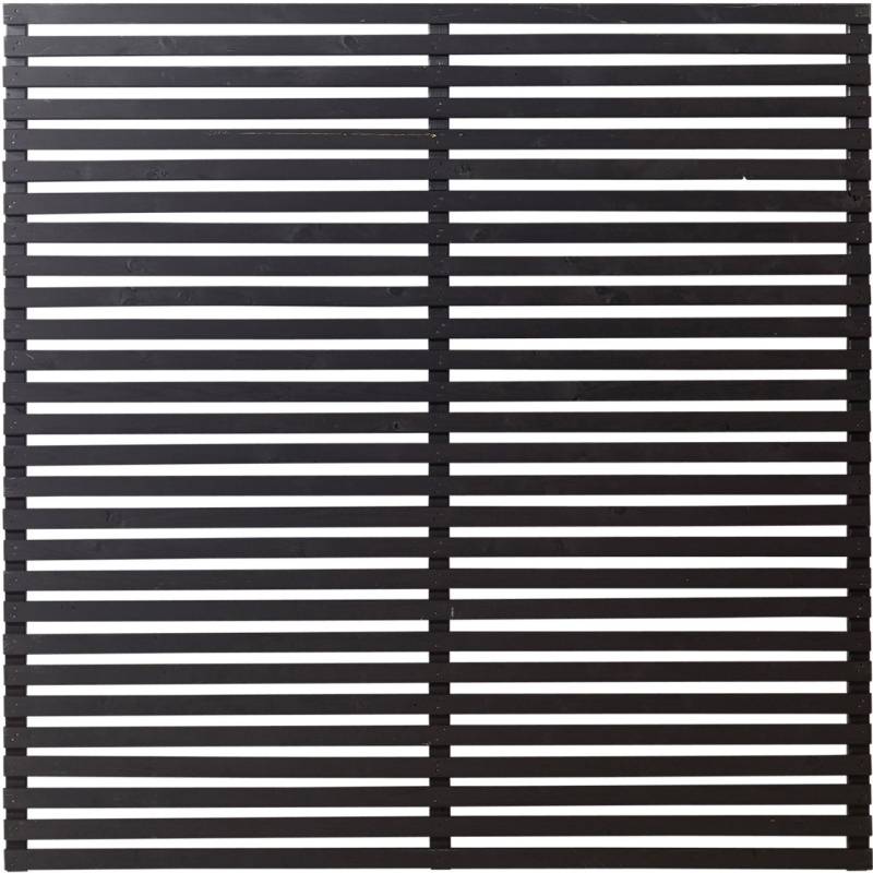 Plus Zaun Tokyo 180 x 180 cm schwarz von Plus