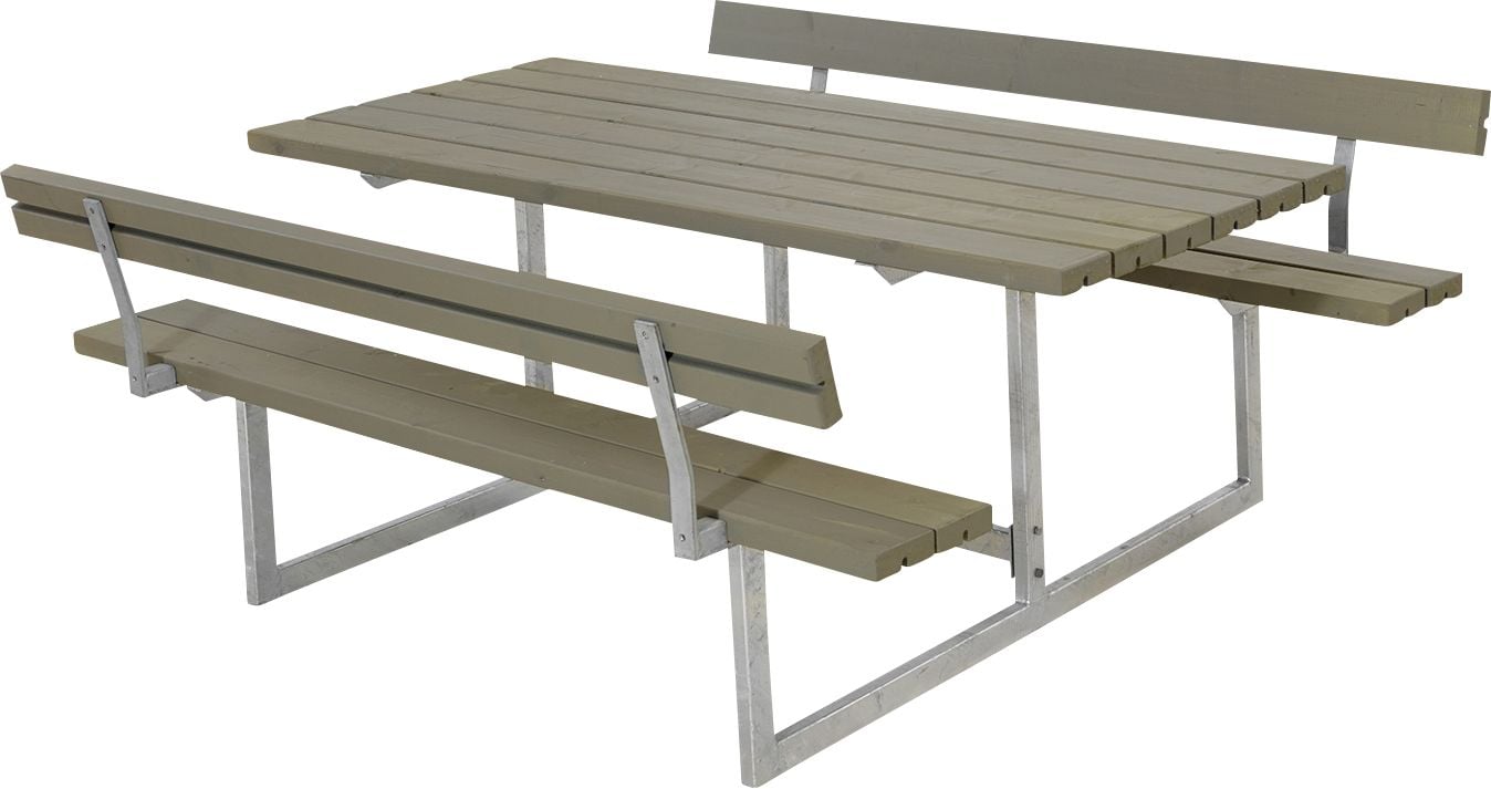 Plus Kombimöbel Basic 177 x 184 x 73 cm mit 2 Rückenlehnen, graubraun von Plus