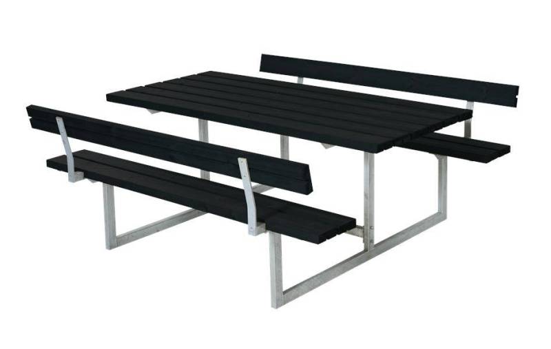 Plus Kombimöbel Basic 177 x 184 x 73 cm mit 2 Rückenlehnen, schwarz von Plus