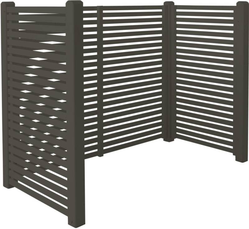 Plus Mülltonnenverkleidung Tokyo 197 x 100 x 148 cm umbragrau Plus Mülltonnenverkleidung Tokyo 197 x 100 x 148 cm umbragrau von Plus