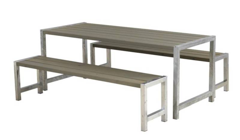 Plus Planken-Garnitur 3-teilig graubraun Plus Planken-Garnitur 3-teilig graubraun von Plus