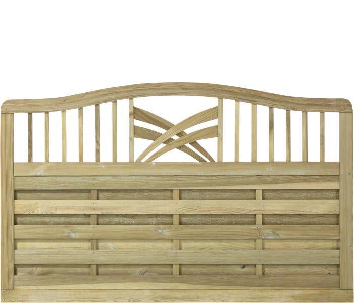 Plus Zaun Rondo 180 x 104/112 cm druckimprägniert von Plus