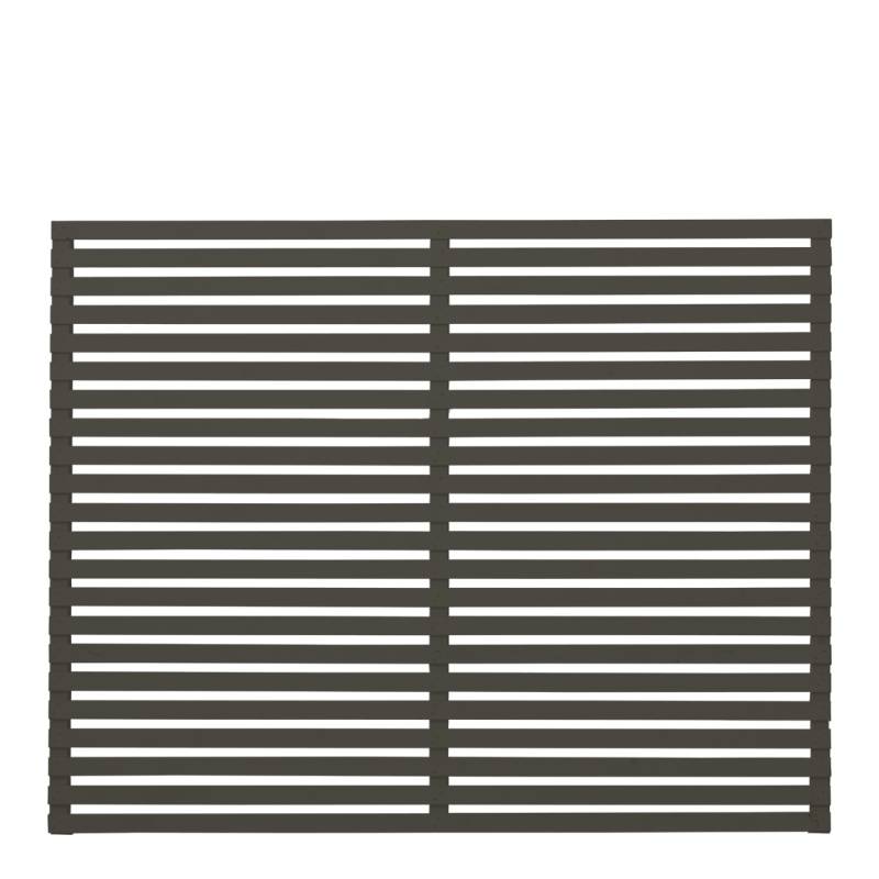 Plus Zaun Harmoni 180 x 140 cm umbragrau fungizidbehandelt von Plus