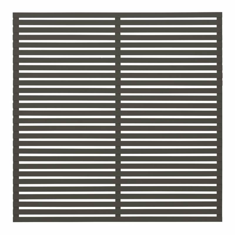 Plus Zaun Harmoni 180 x180 cm umbragrau fungizidbehandelt von Plus