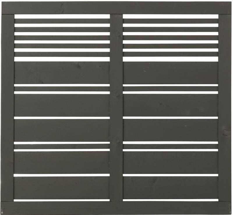 Plus Zaun Silence 120 x 110 cm umbragrau fungizidbehandelt von Plus