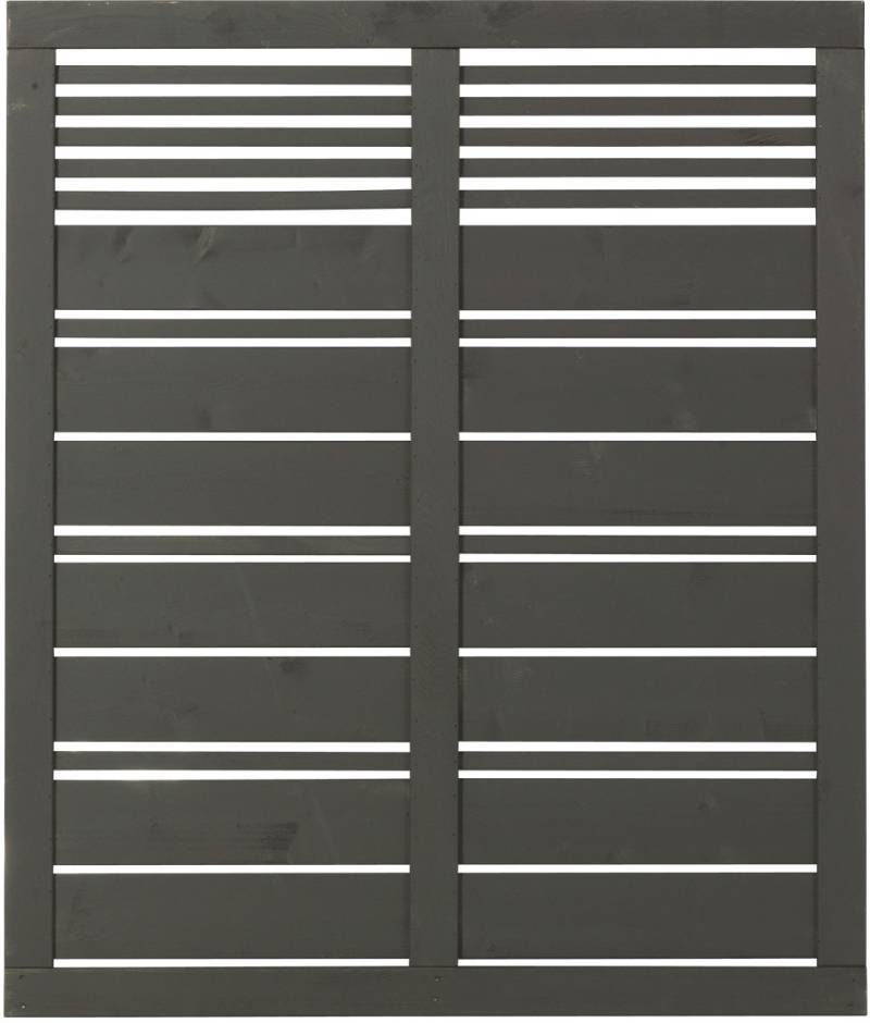 Plus Zaun Silence 120 x 140 cm umbragrau fungizidbehandelt von Plus