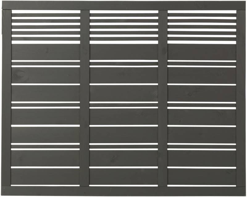Plus Zaun Silence 176 x 110 cm umbragrau fungizidbehandelt von Plus