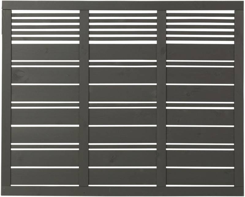 Plus Zaun Silence 176 x 140 cm umbragrau fungizidbehandelt von Plus