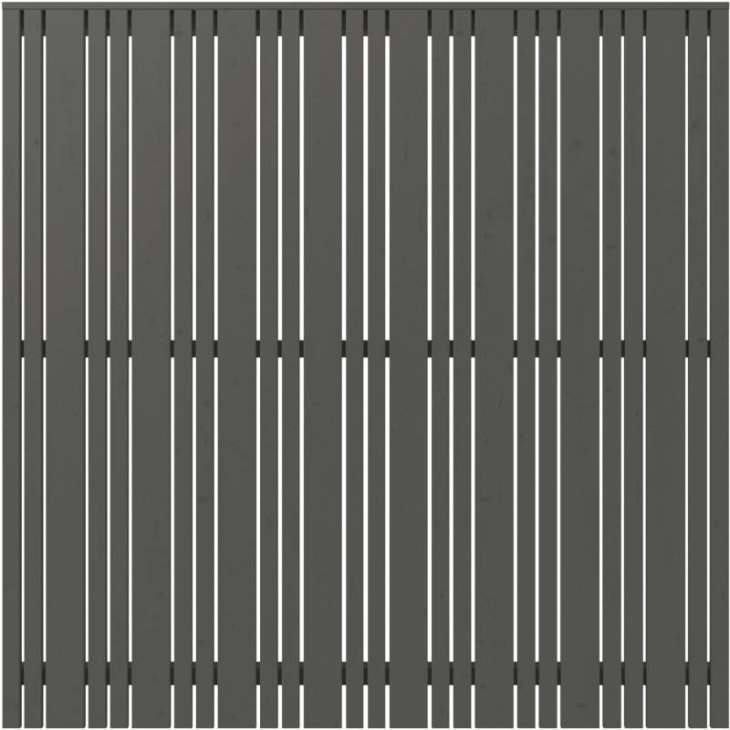 Plus Zaun Tangent 180 x 180 cm umbragrau fungizidbehandelt von Plus