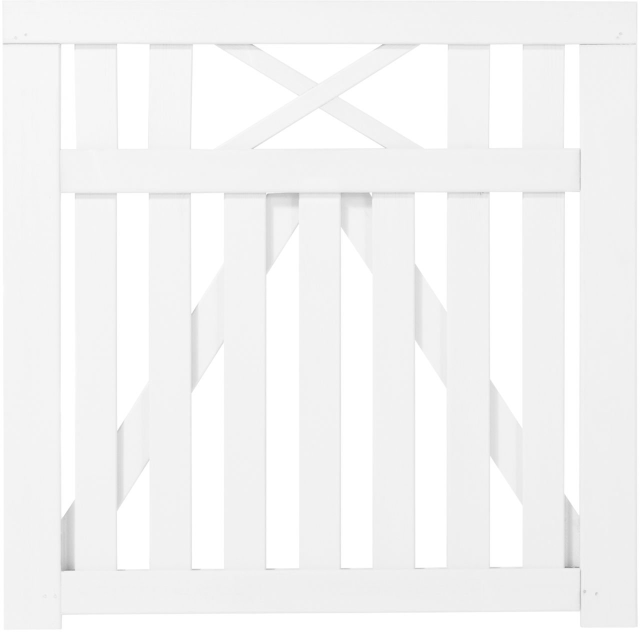 Plus Zauntor Vinesse 100 x 98 cm weiß Plus Zauntor Vinesse 100 x 98 cm weiß von Plus