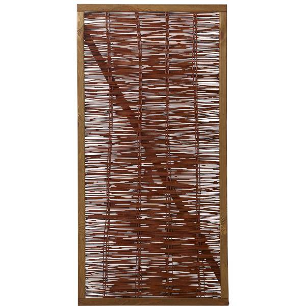 Plus Zauntor Weide mit Rahmen 90 x 180 cm von Plus