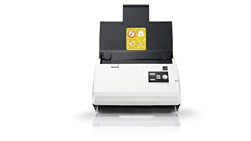 Plustek SmartOffice PN30U Duplex netzwerkfähiger Dokumentenscanner mit Ultraschall- Doppelblatterkennung (ADF, 600dpi, 30ppm) inkl. DocAction Software für Windows und Mac von Plustek