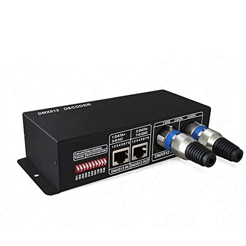 Pluuttiem 3-Wege RGB DMX512 Decoder 3 Kanal X 8A DC12-24V BüHnenlicht mit XLR Stecker LED512 Decoder Controller Pluuttiem 3-Wege RGB DMX512 Decoder 3 Kanal X 8A DC12-24V BüHnenlicht mit XLR Stecker LED512 Decoder Controller von Pluuttiem