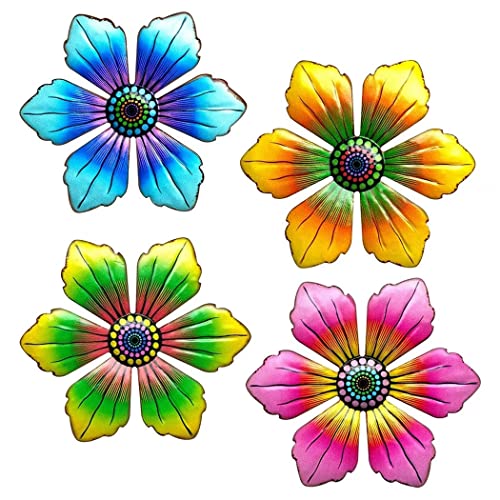 Pluuttiem 4 StüCk Metall Blumen Skulptur Wand Kunst Skulptur Draussen EinsäTze Garten Innen Party Blumen Pluuttiem 4 StüCk Metall Blumen Skulptur Wand Kunst Skulptur Draussen EinsäTze Garten Innen Party Blumen von Pluuttiem