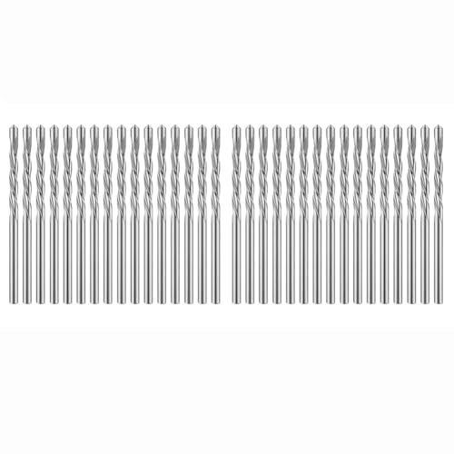 Pluuttiem 60 Stück Trockenbaufräser, Trockenbaufräser, 1/8 Trockenbau-Führungspunkt-Schneidbits für Spiralsägen und Trockenbauschneiden Pluuttiem 60 Stück Trockenbaufräser, Trockenbaufräser, 1/8 Trockenbau-Führungspunkt-Schneidbits für Spiralsägen und Trockenbauschneiden von Pluuttiem