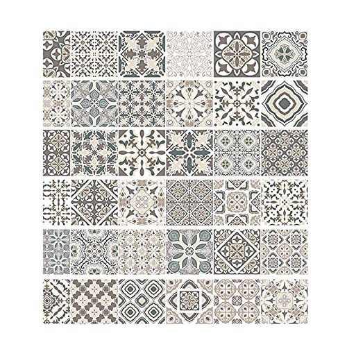 Pluuttiem 6Pcs / Set 3D Treppensteig Aufkleber Wandfliesen Wandbild Treppenaufkleber Mosaik Abnehmbare Treppenaufkleber Vinyl DIY Home Decor von Pluuttiem