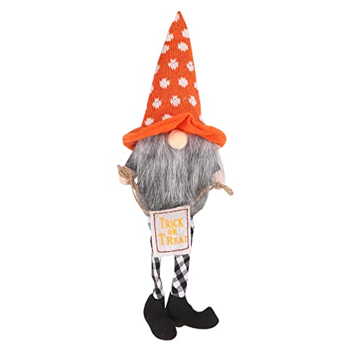 Pluuttiem Halloween Haus Party Dekoration Tisch Dekoration Lange Beine Gesichtsloser GNOME Puppe Halloween HäNgende Verzierungen,A von Pluuttiem